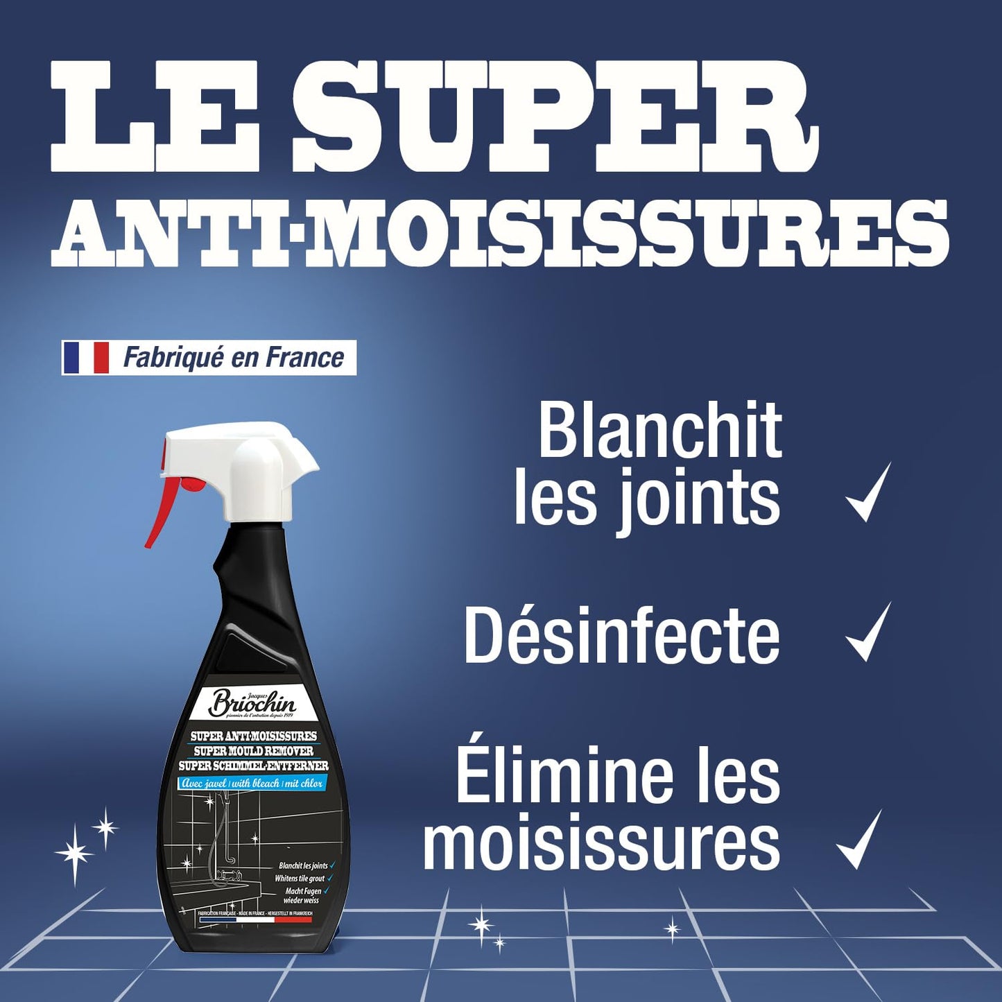 BRIOCHIN Super décapant cuisine ultra efficace 1L