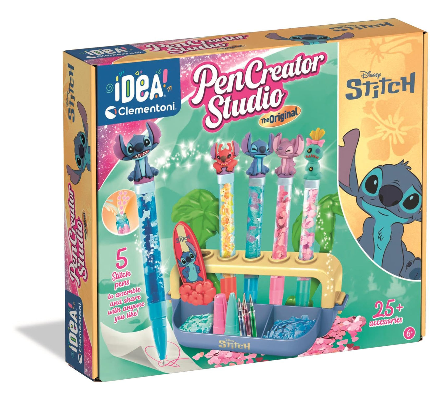 Atelier Hello Kitty 5 Stylos Figurines Décorations et Stickers Dès 6 Ans