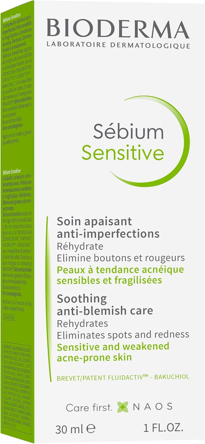 BIODERMA Sébium Sensitive Crème Anti-Imperfections, 30 ml
