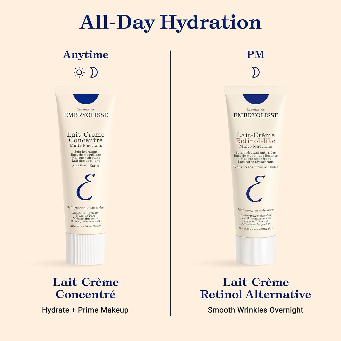 Embryolisse Lait-Crème Rétinol-Like Multi-Fonctions 75 ml