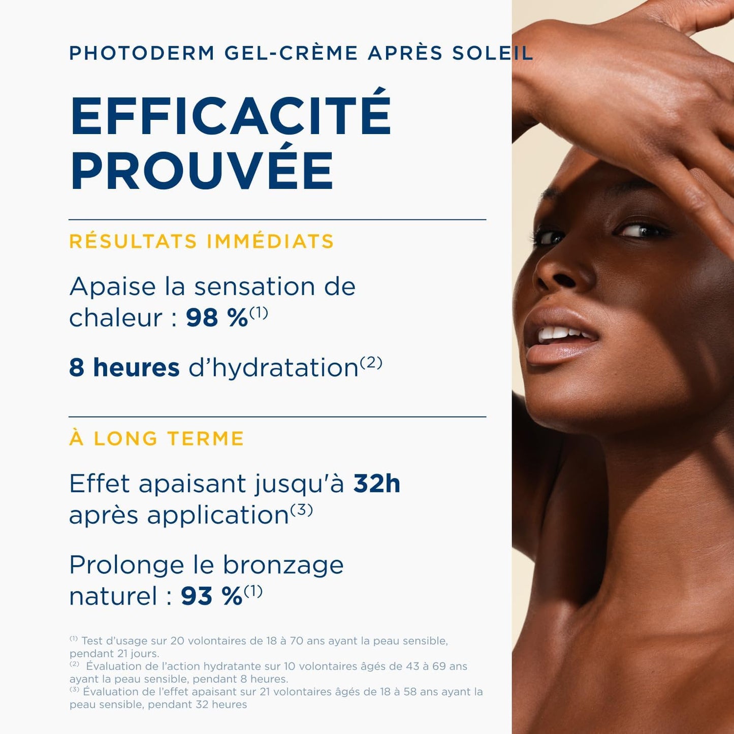 BIODERMA Photoderm Gel-crème après-soleil - Soin hydratant et apaisant - Tous types de peaux, notamment sensibles - Prolonge le bronzage - Tube 200 ml