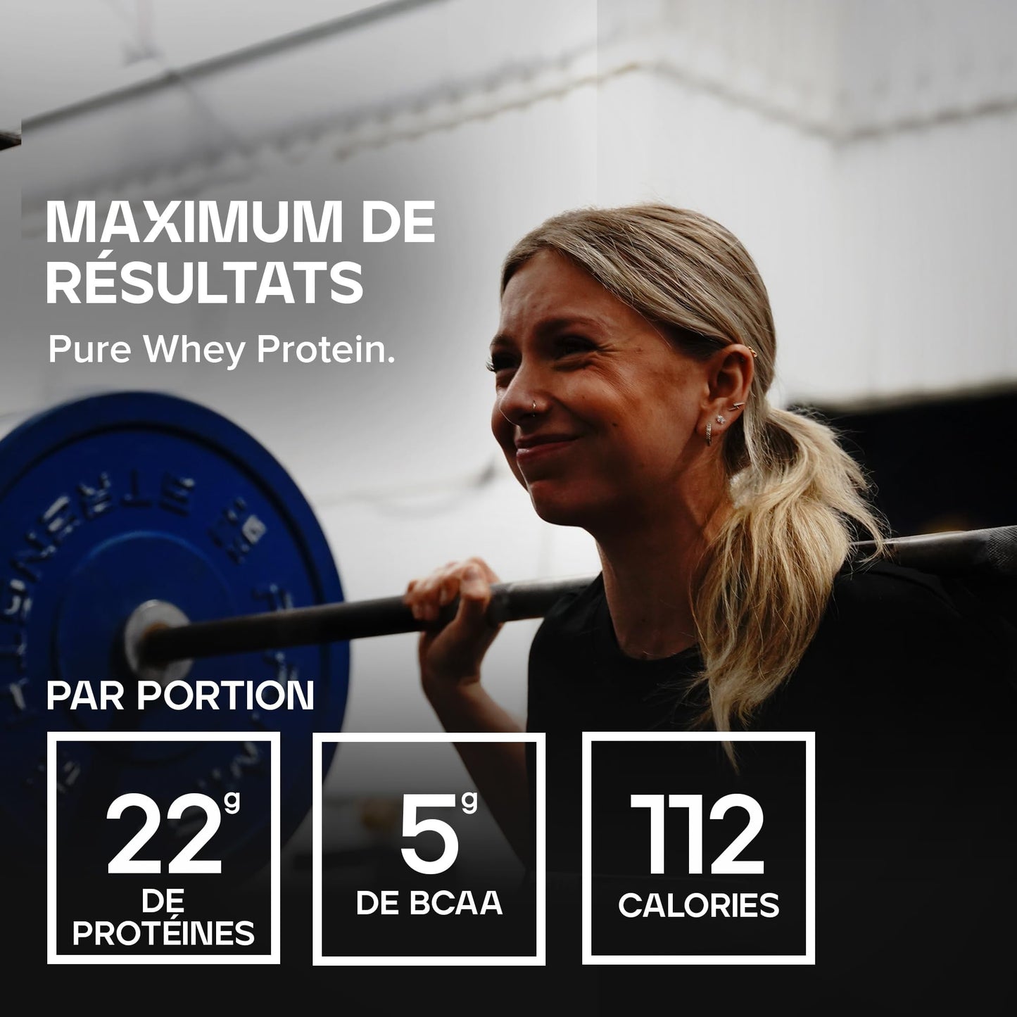 Bulk Pure Whey Protéine en Poudre, Nature, 1kg