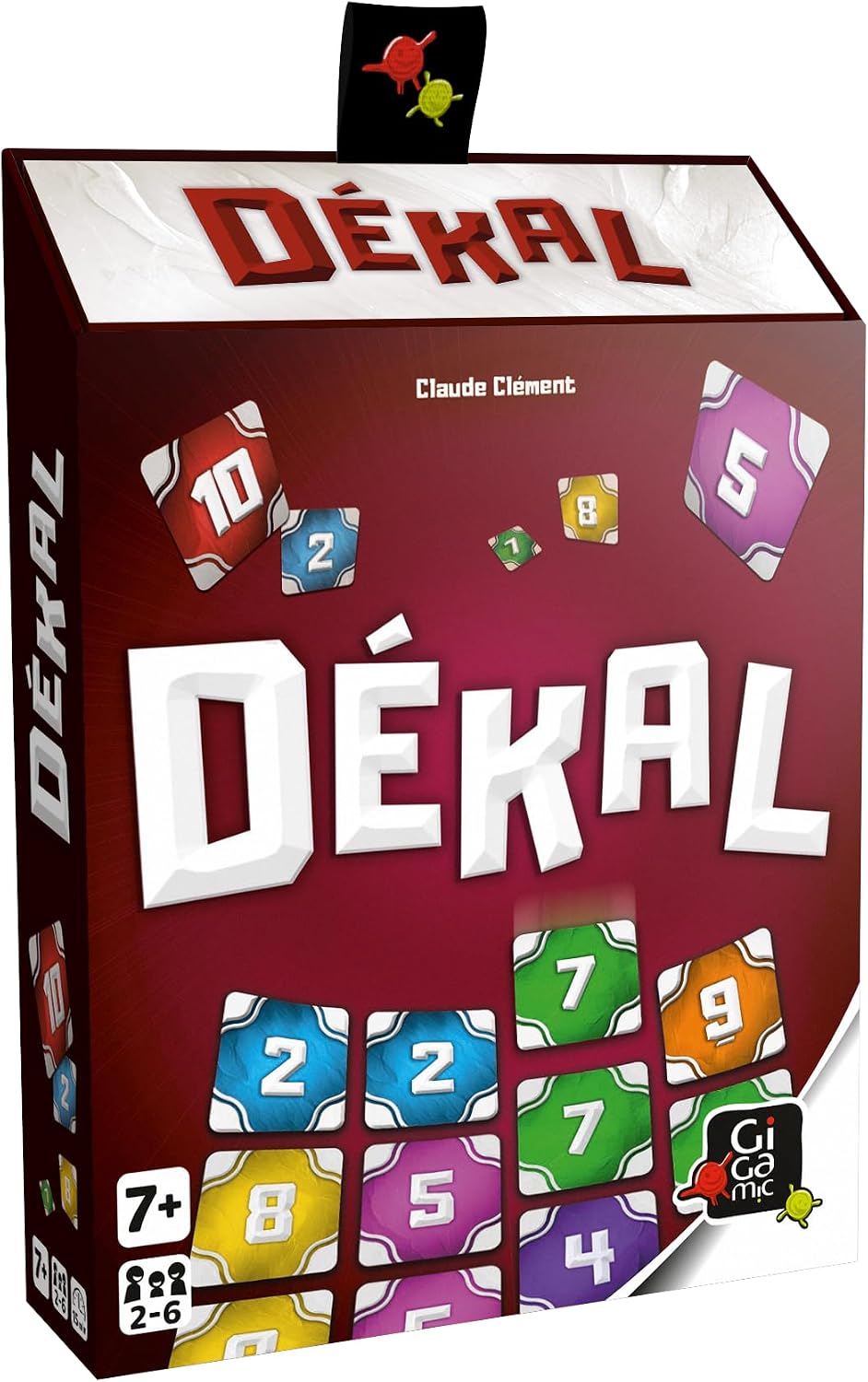 GIGAMIC - Dekal - Jeux de société - Jeux de Cartes dès 7 Ans - Jeu d'ambiance pour Enfant, Famille et Amis - Logique et Observation - De 2 à 6 Joueurs - Jeu Rapide 15 Min - Version Française - GBDEK