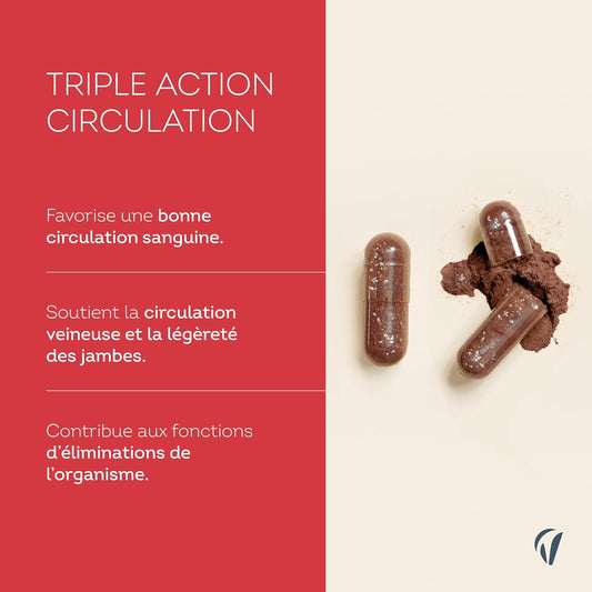 Vitavea Bien-être - Circulation Expert 360 - Marron, Cassis - 15 jours
