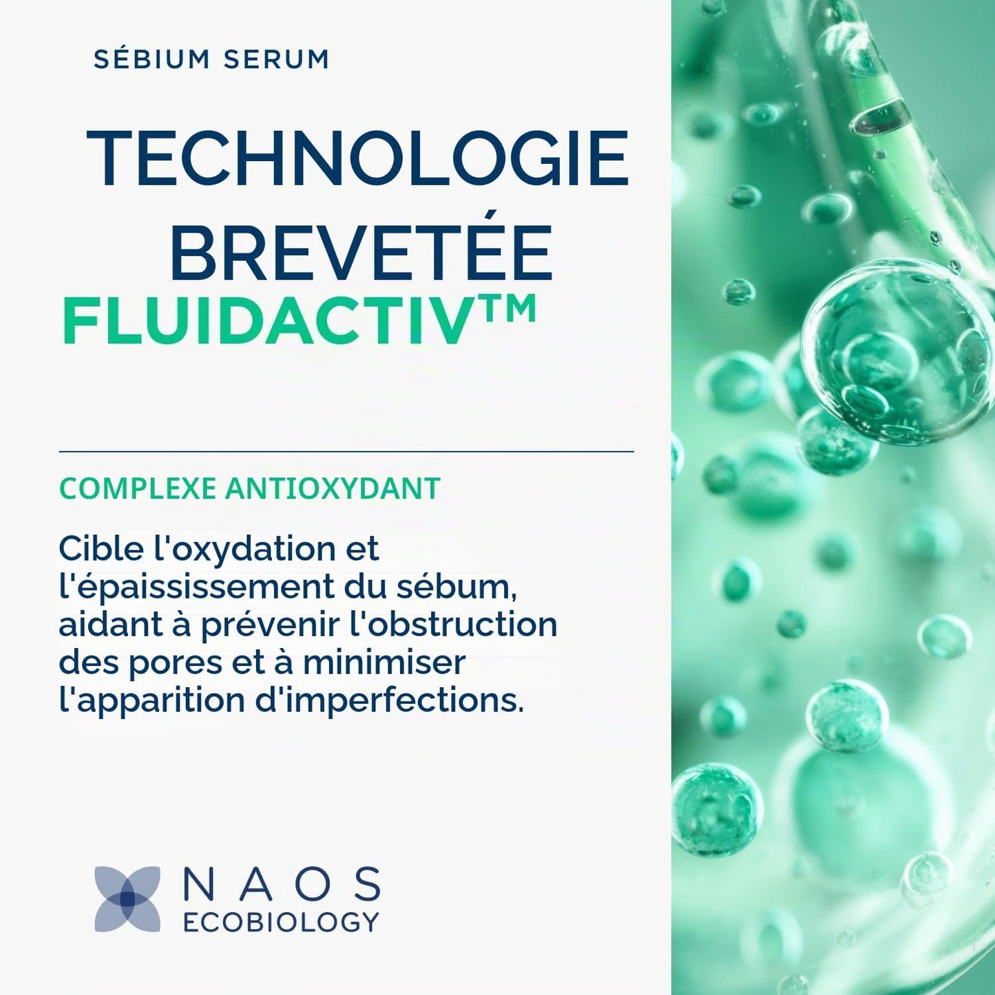 BIODERMA Sébium Sérum – Action anti-imperfections contre les boutons, les pores dilatés et les ridules – Peaux adultes à tendance acnéique – Prescrit par des dermatologues – Pipette 30 ml