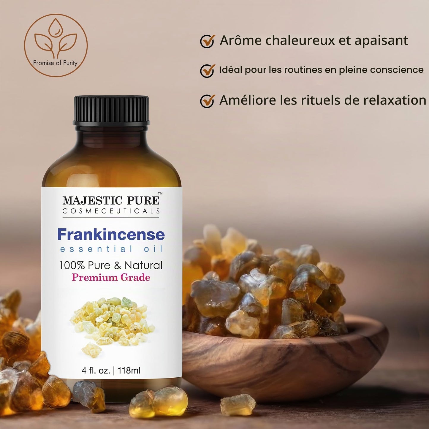 Majestic Pure Huile Essentielle Tea Tree (Arbre à Thé), 118ml