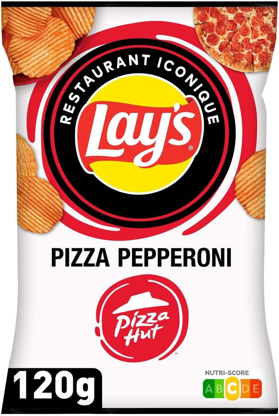 LAY'S Iconique Chips Saveur Pizza Hut Peperonni 120g