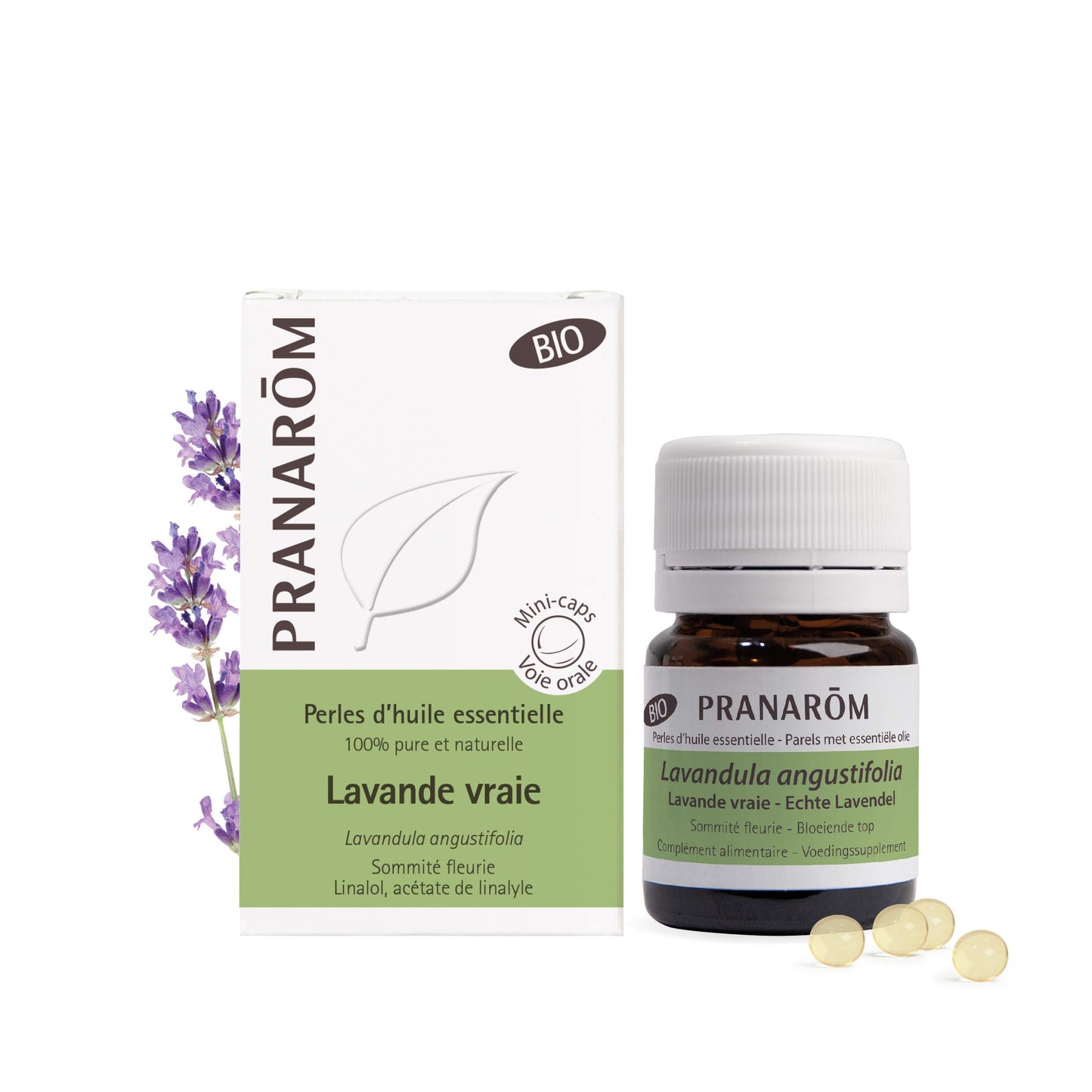 PRANARÔM - Lavande Vraie Bio - Huile Essentielle Chémotypée - Sommeil & Équilibre Émotionnel - 100 % Pure Et Naturelle - HECT - 10 ml
