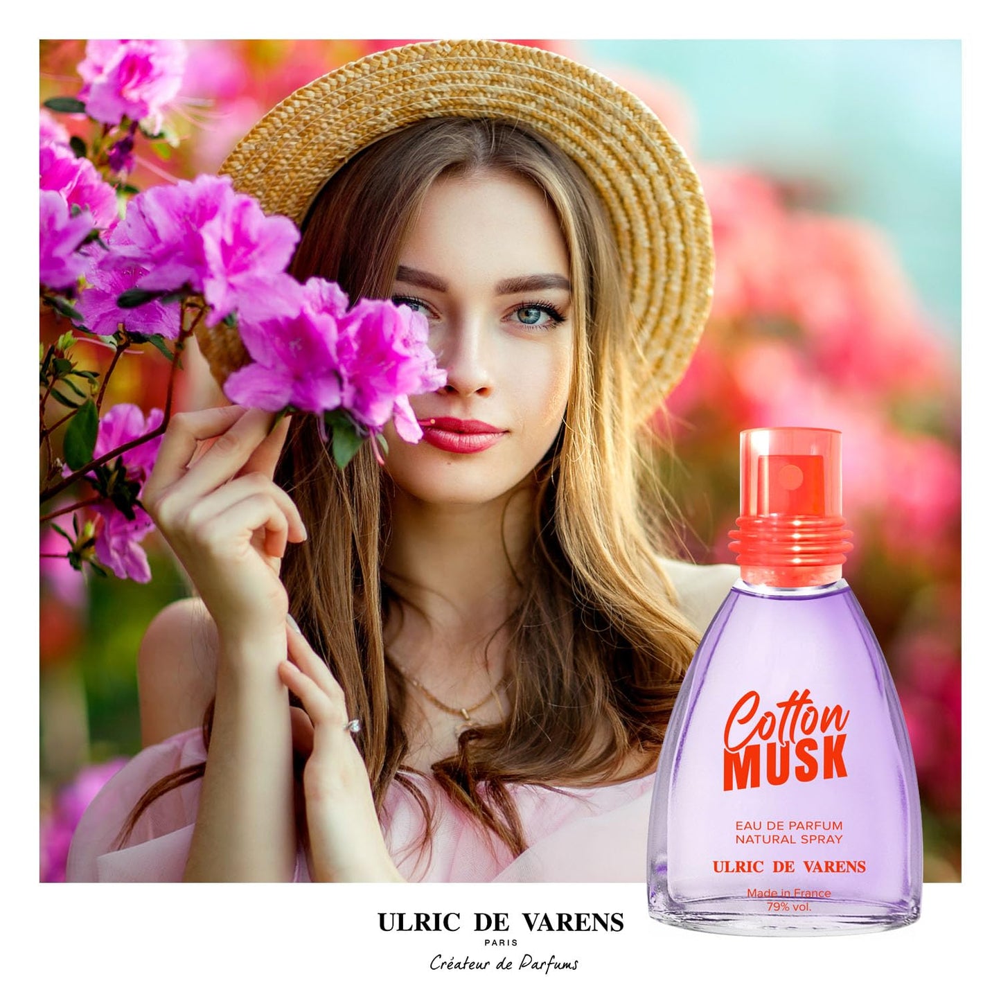 ULRIC DE VARENS - Eau de Parfum Mini Vanille - Vanille Boisée - Parfum Femme - Vaporisateur - Made in France - 25 ml