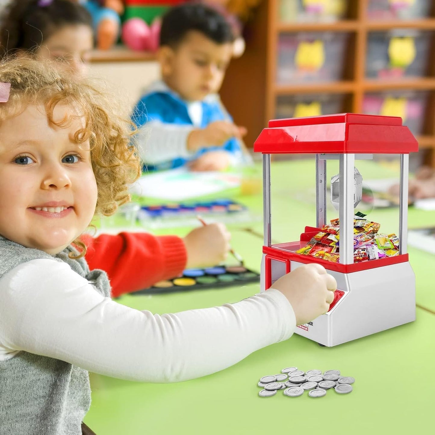 Distributeur Bonbon Machine à Bonbons Candy Grabber Mini Coin
