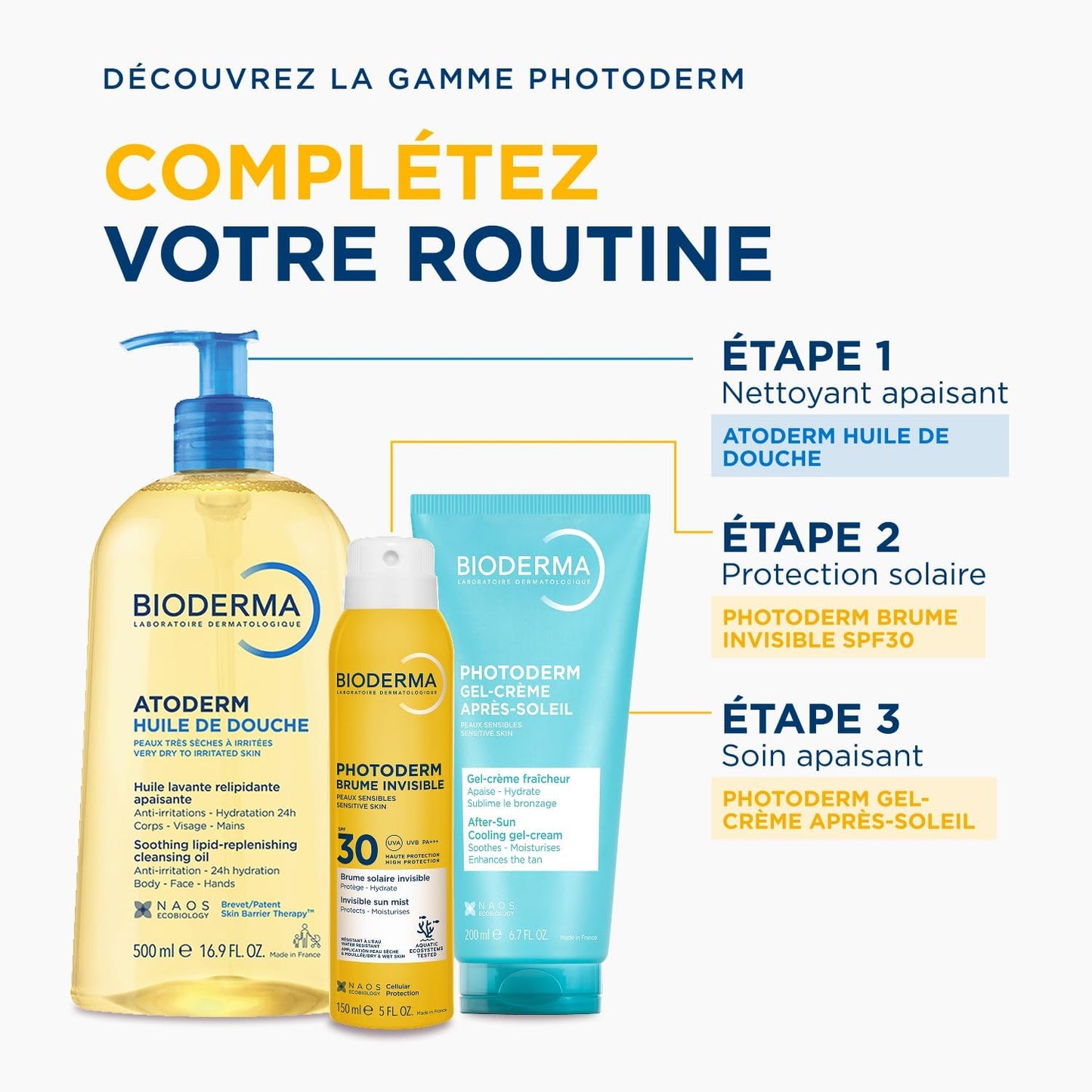 BIODERMA Photoderm Brume invisible SPF30 Brume solaire spray très haute protection UVA/UVB - Peaux sensibles - Protège du stress oxydatif, riche en Vitamine E - Aérosol 150 ml