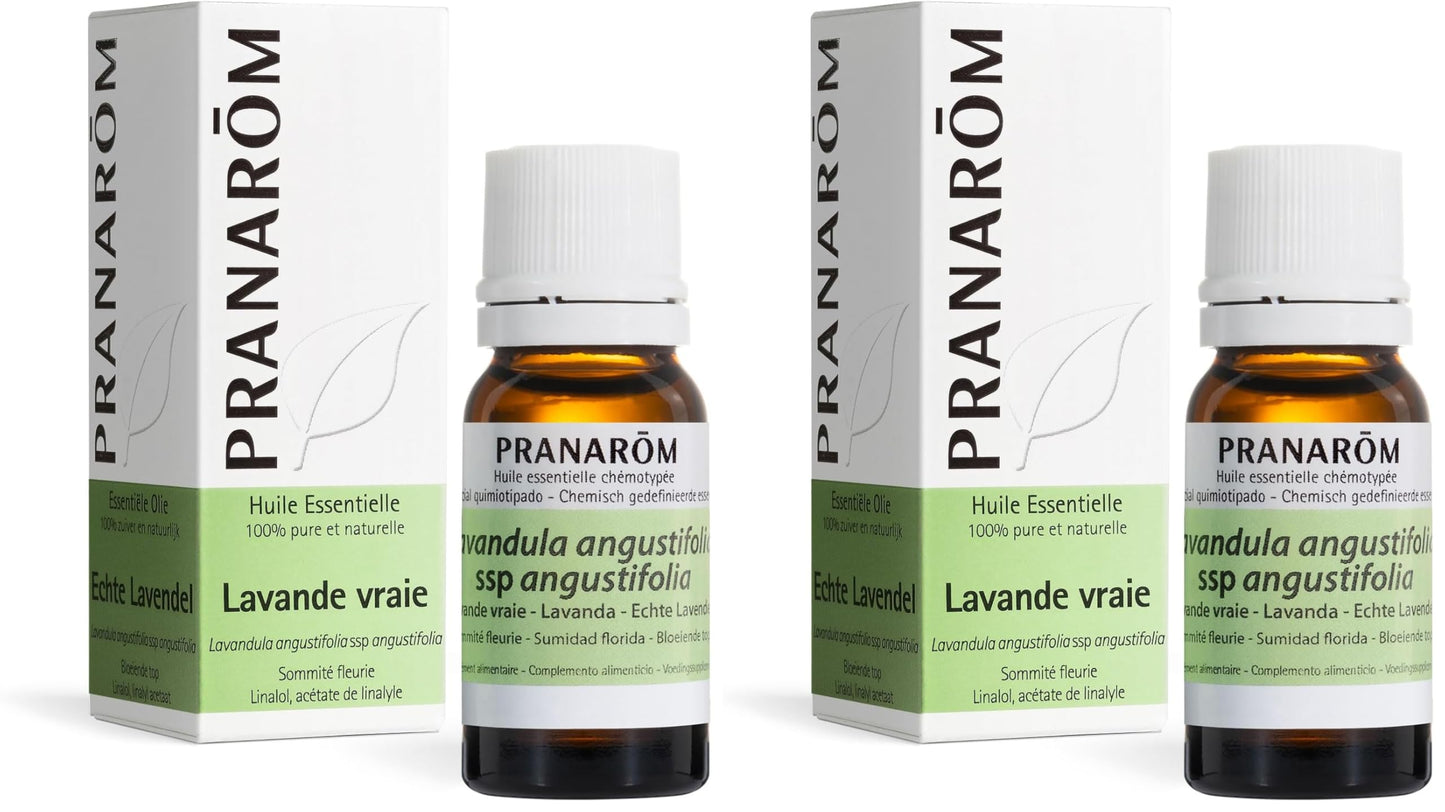 PRANARÔM - Lavande Vraie Bio - Huile Essentielle Chémotypée - Sommeil & Équilibre Émotionnel - 100 % Pure Et Naturelle - HECT - 10 ml