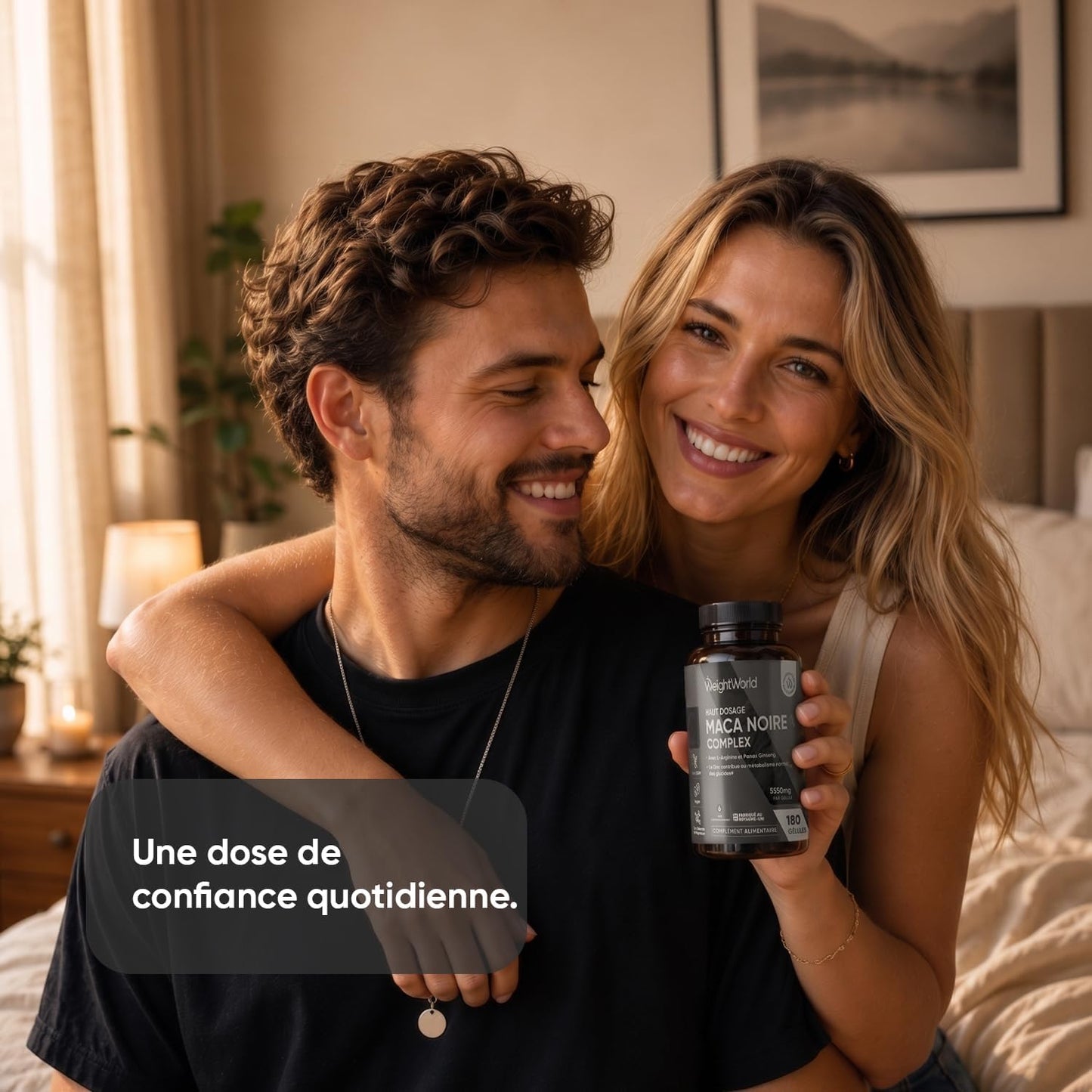 Maca Noire avec Ginseng, 180 Gélules Multi-Usages (6 mois), Complex 6-en-1