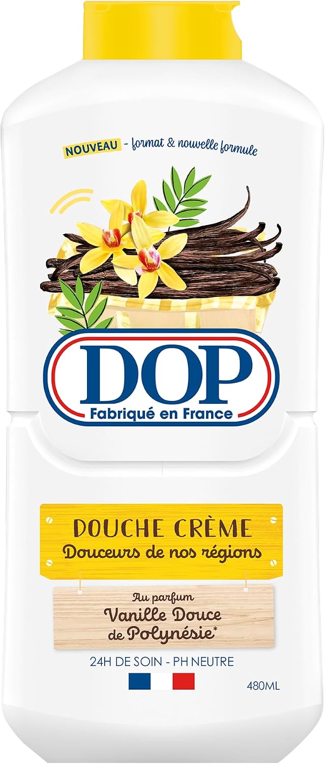 DOP Gel Douche Vanille Douce Polynésie Parfum Gourmand Enveloppant