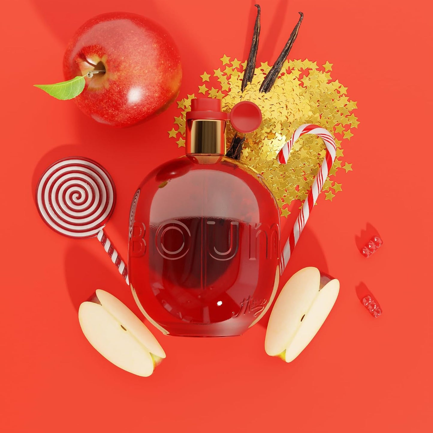 JEANNE ARTHES - Eau de Parfum Femme Boum Vanille - Floral & Fruité - Orange & Pomme d’Amour - Fabriqué en France à Grasse - Cadeau Femme - Flacon Vaporisateur 100 ml