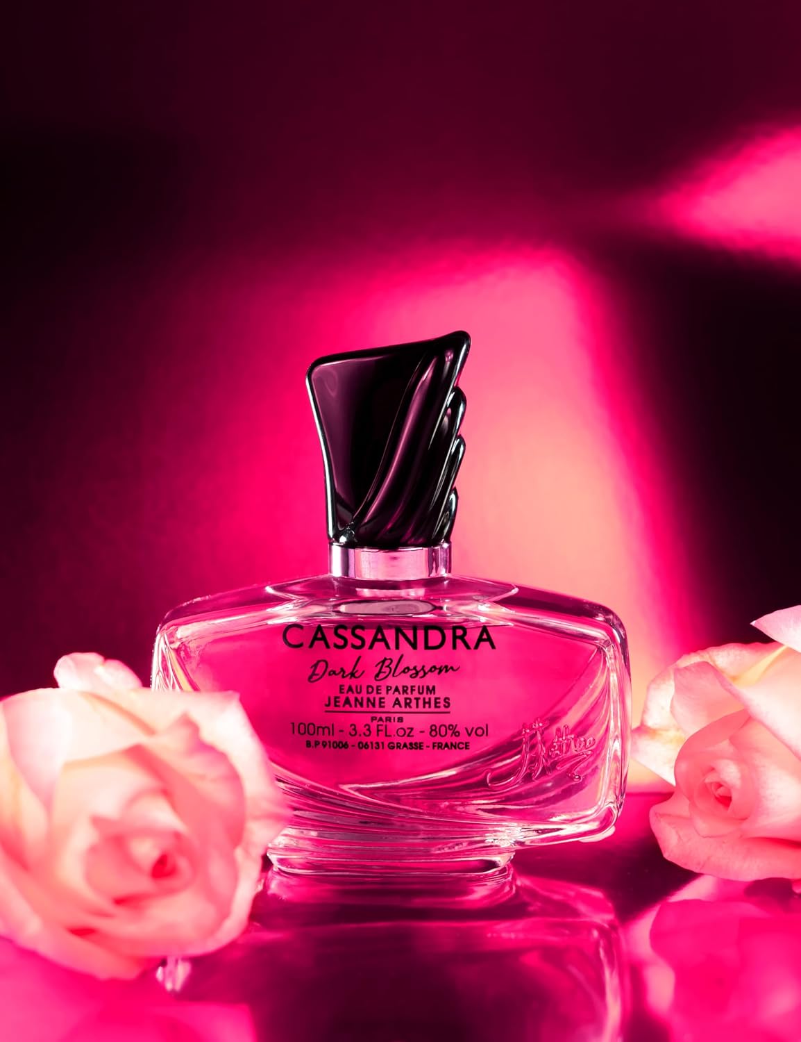 JEANNE ARTHES - Parfum Femme Cassandra Dark Blossom - Eau de parfum - Flacon Vaporisateur 100 ml - Fabriqué en France à Grasse
