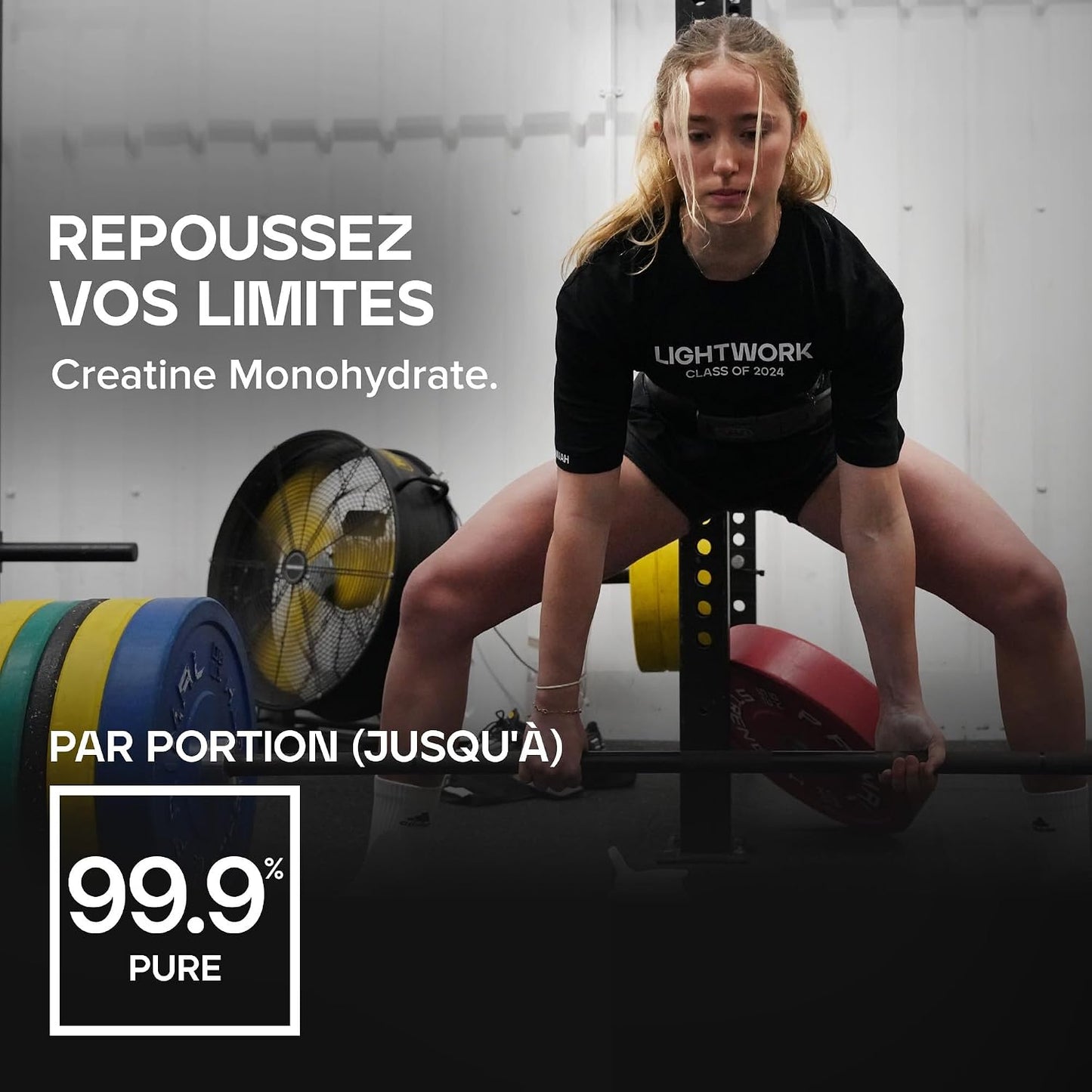 Bulk Créatine Monohydrate Poudre, Non aromatisé, 250 g