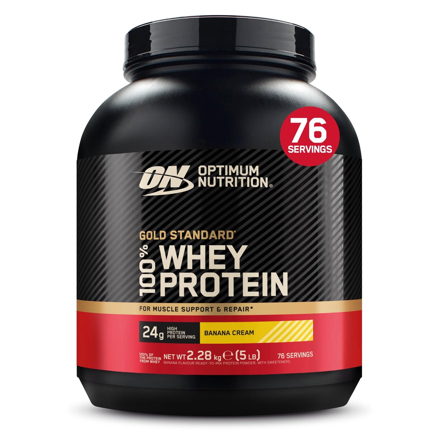 Optimum Nutrition Gold Standard 100% Whey Protéine en Poudre, 2,26 kg