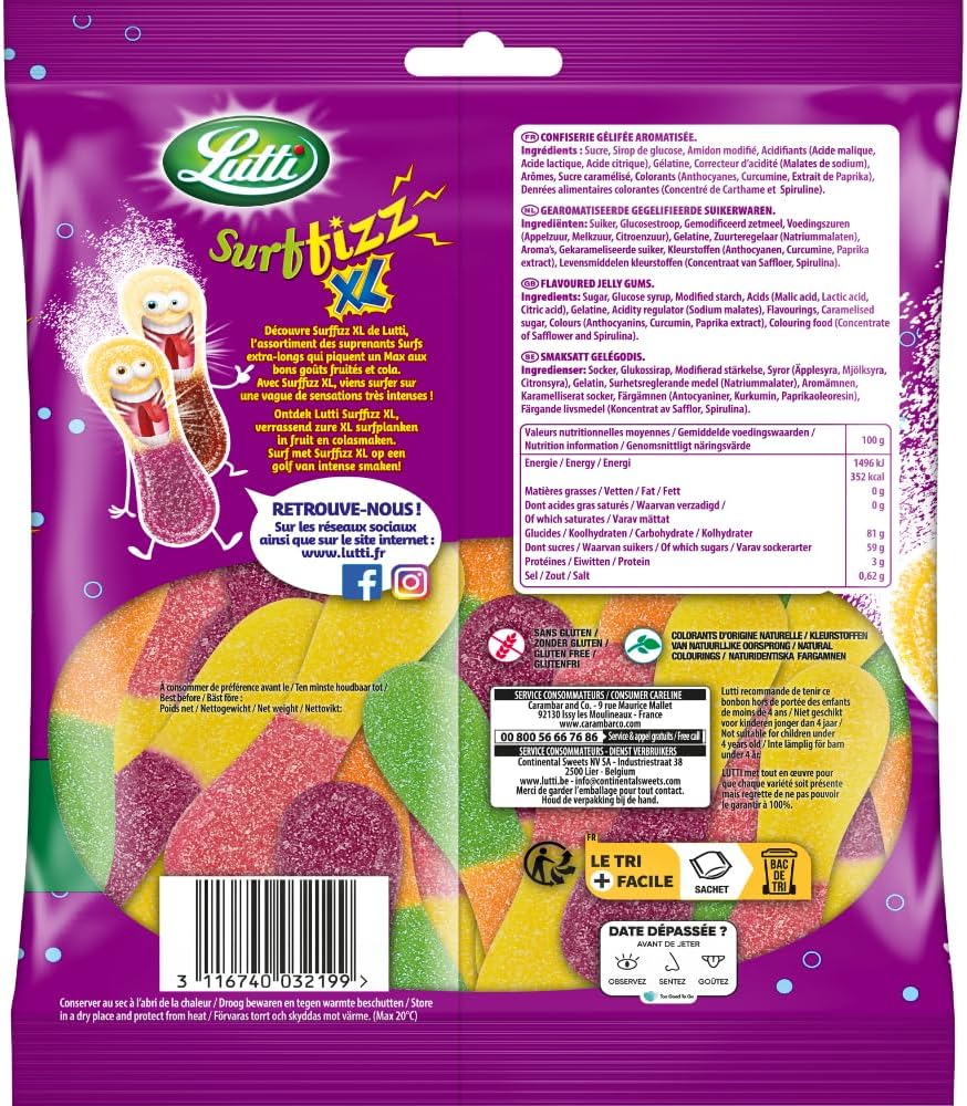 LUTTI Maxi Surf Fizz Mix 200g