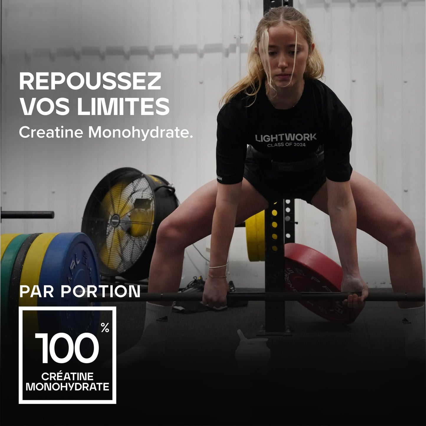 Bulk Créatine Monohydrate Poudre, Non aromatisé, 250 g