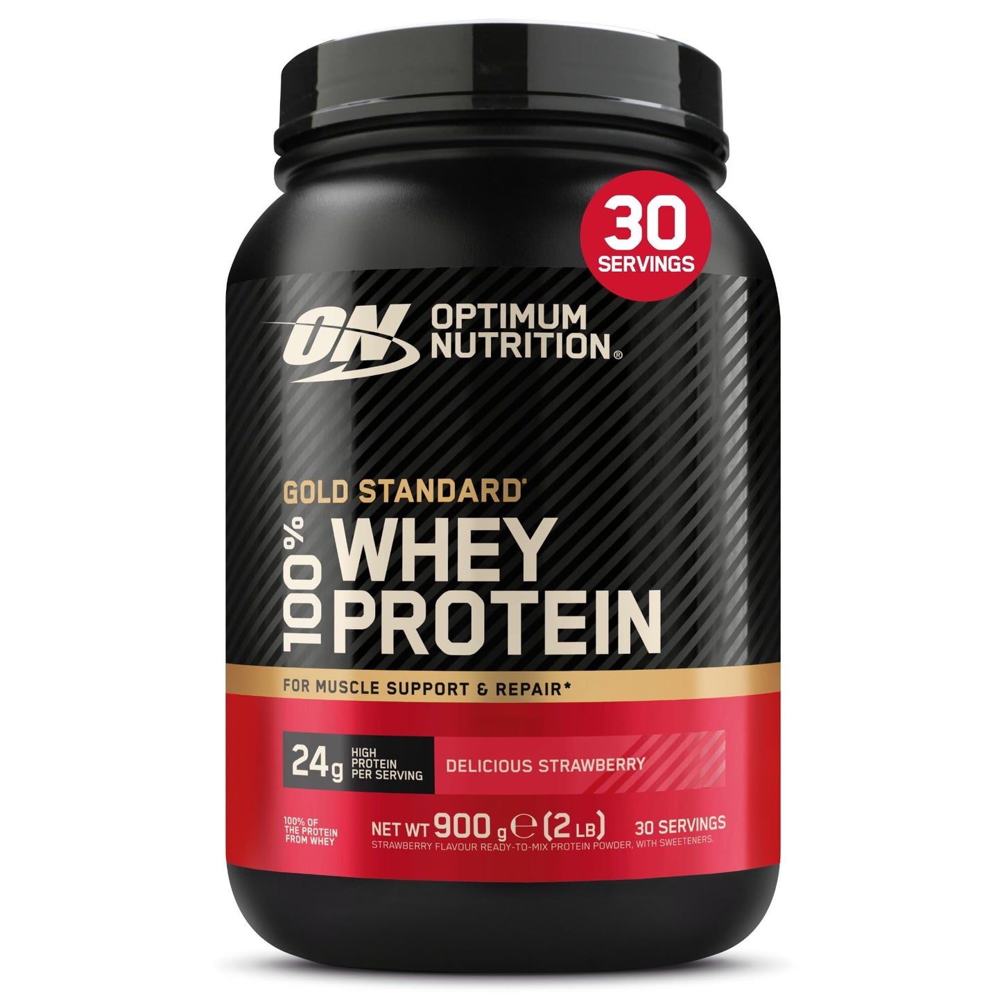 Optimum Nutrition Gold Standard 100% Whey Protéine en Poudre, 896 g
