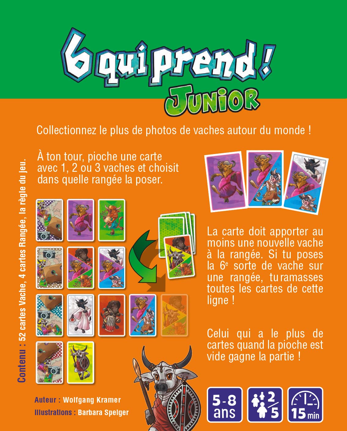 GIGAMIC - 6 Qui Surprend ! - Jeux de société - Jeux de cartes dès 10 ans - Jeu d'ambiance pour enfant, famille et amis - 28 Cartes Spéciales - De 2 à 10 joueurs - 45 Min - Version Française - AMZIX