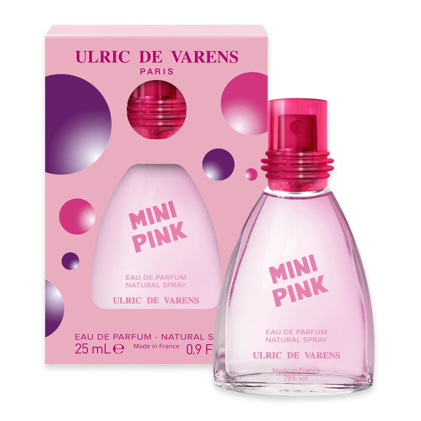 ULRIC DE VARENS - Eau de Parfum Mini Vanille - Vanille Boisée - Parfum Femme - Vaporisateur - Made in France - 25 ml