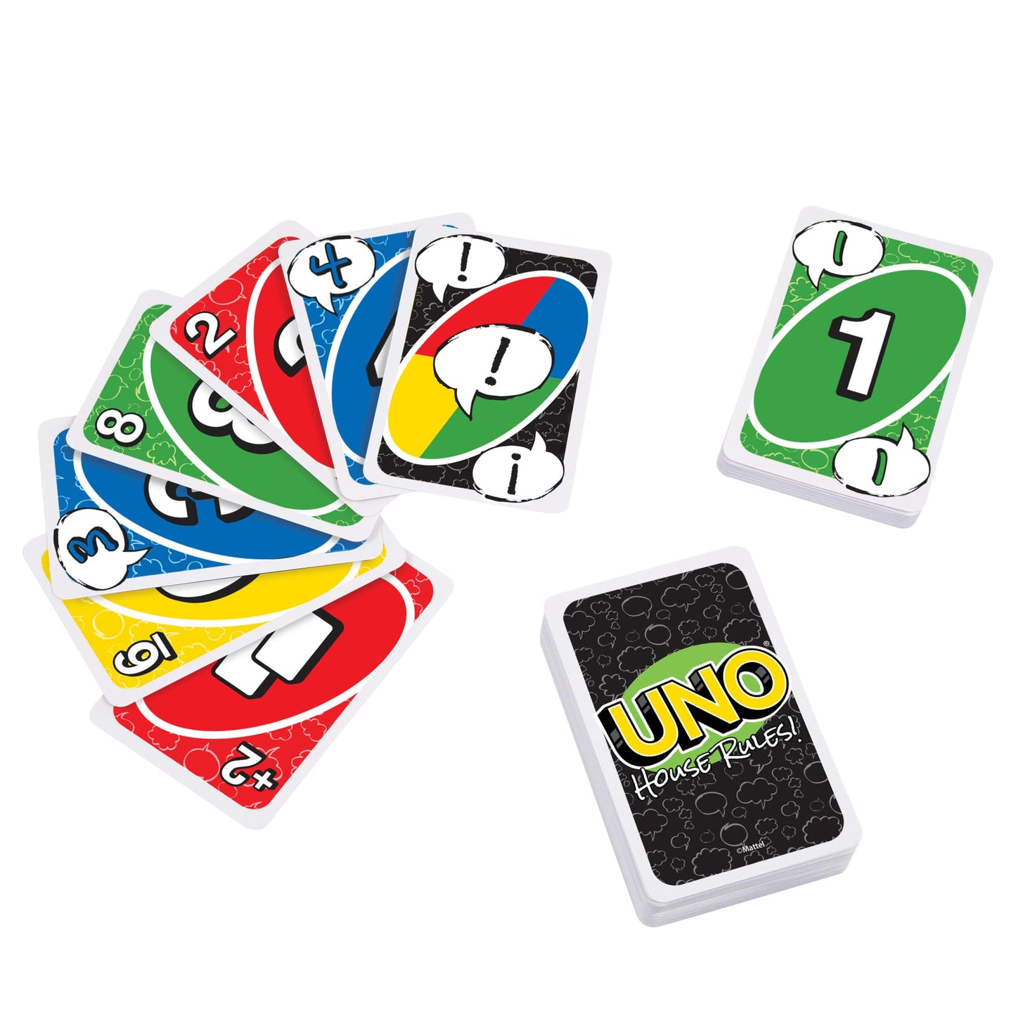 Mattel Games UNO Jeu de Cartes, 7+ Ans, 2-10 Joueurs
