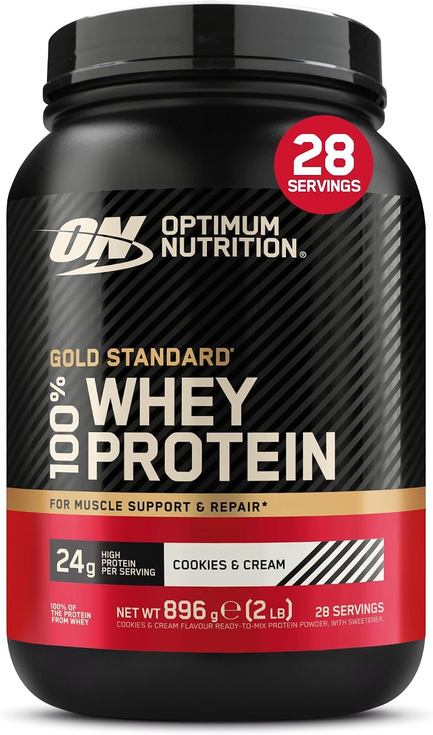 Optimum Nutrition Gold Standard 100% Whey Protéine en Poudre, 896 g