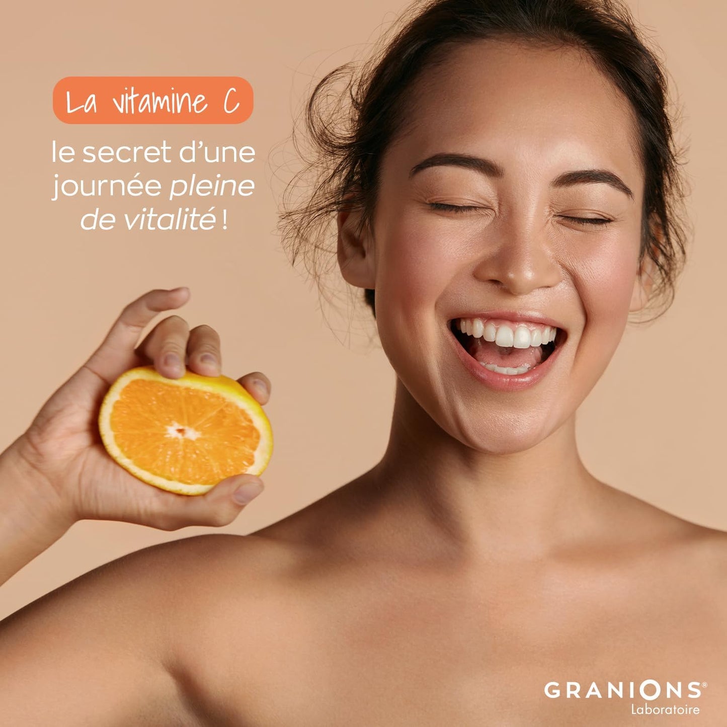 Vitamine C 1000 mg GRANIONS - Energie Immunité - 180 Comprimés Vegan Adulte