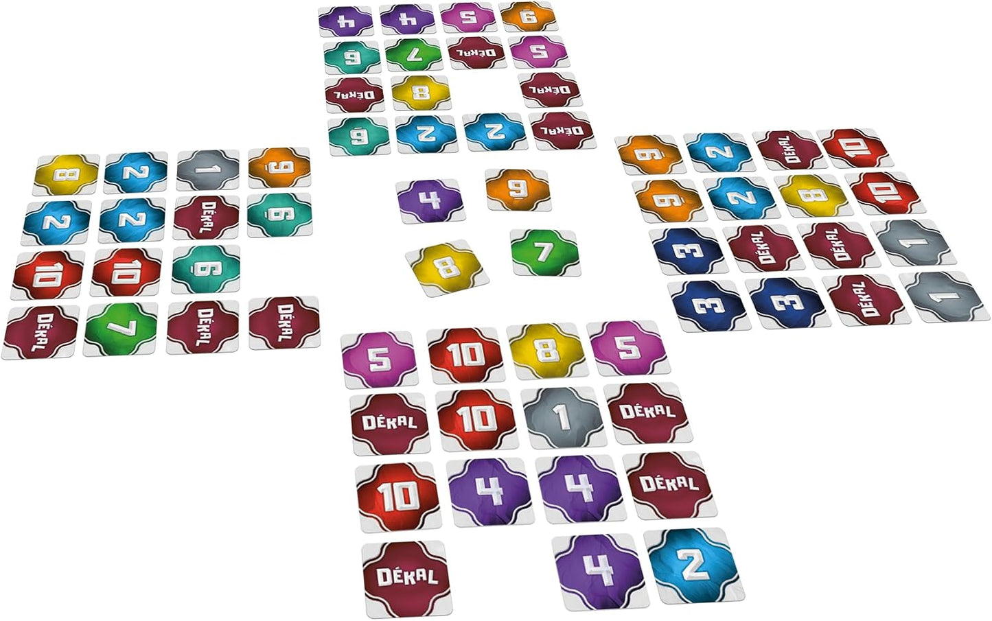 GIGAMIC - Dekal - Jeux de société - Jeux de Cartes dès 7 Ans - Jeu d'ambiance pour Enfant, Famille et Amis - Logique et Observation - De 2 à 6 Joueurs - Jeu Rapide 15 Min - Version Française - GBDEK