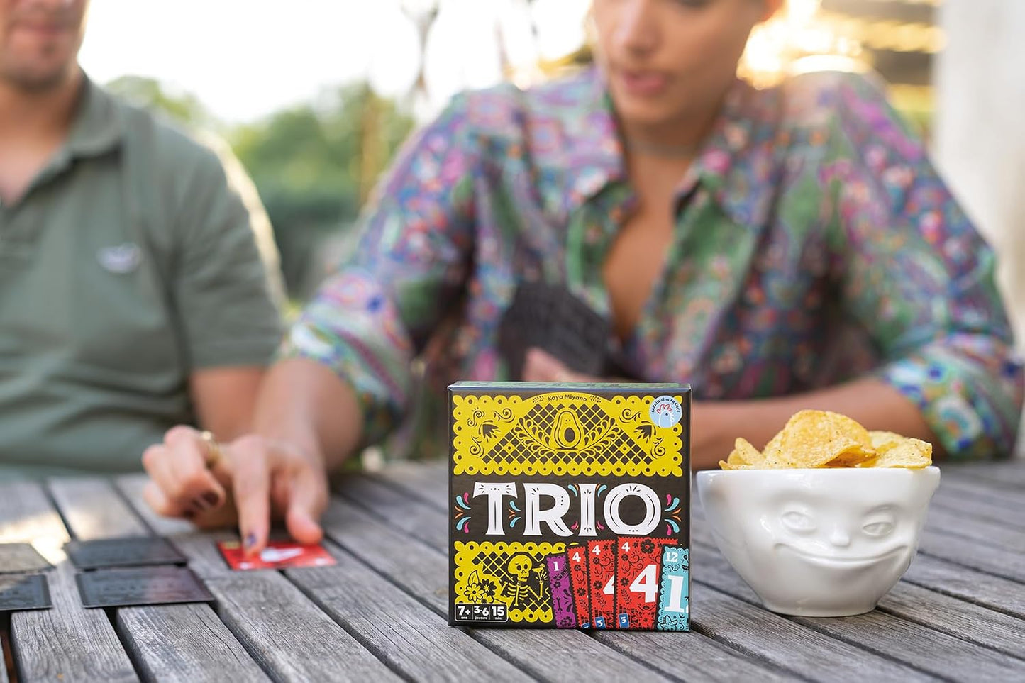 Asmodee - Trio - Jeu de Cartes Made in France - Récompensé As d'or 2024