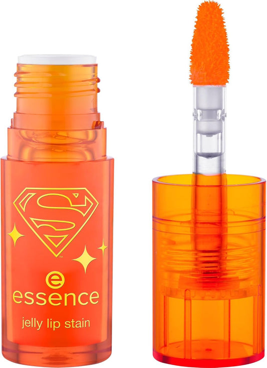 essence Superman tinte de labios en gel, de larga duración, de secado rápido, resultado instantáneo, gel (4g)