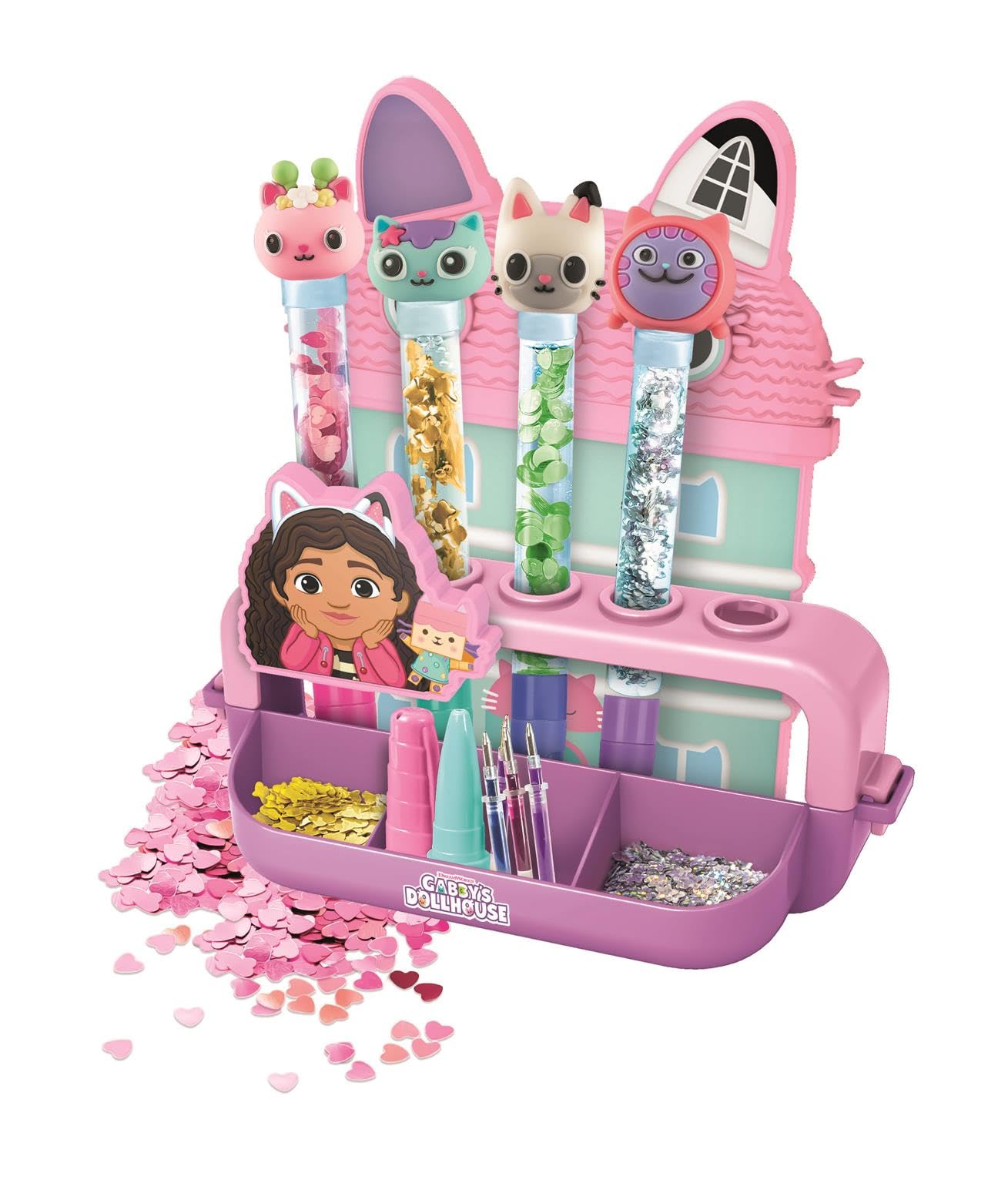 Atelier Hello Kitty 5 Stylos Figurines Décorations et Stickers Dès 6 Ans