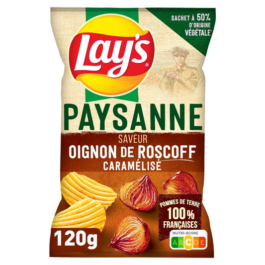 LAY'S Papas Fritas Estilo Casero Sabor Queso del Jura y Pimienta Negra 120g