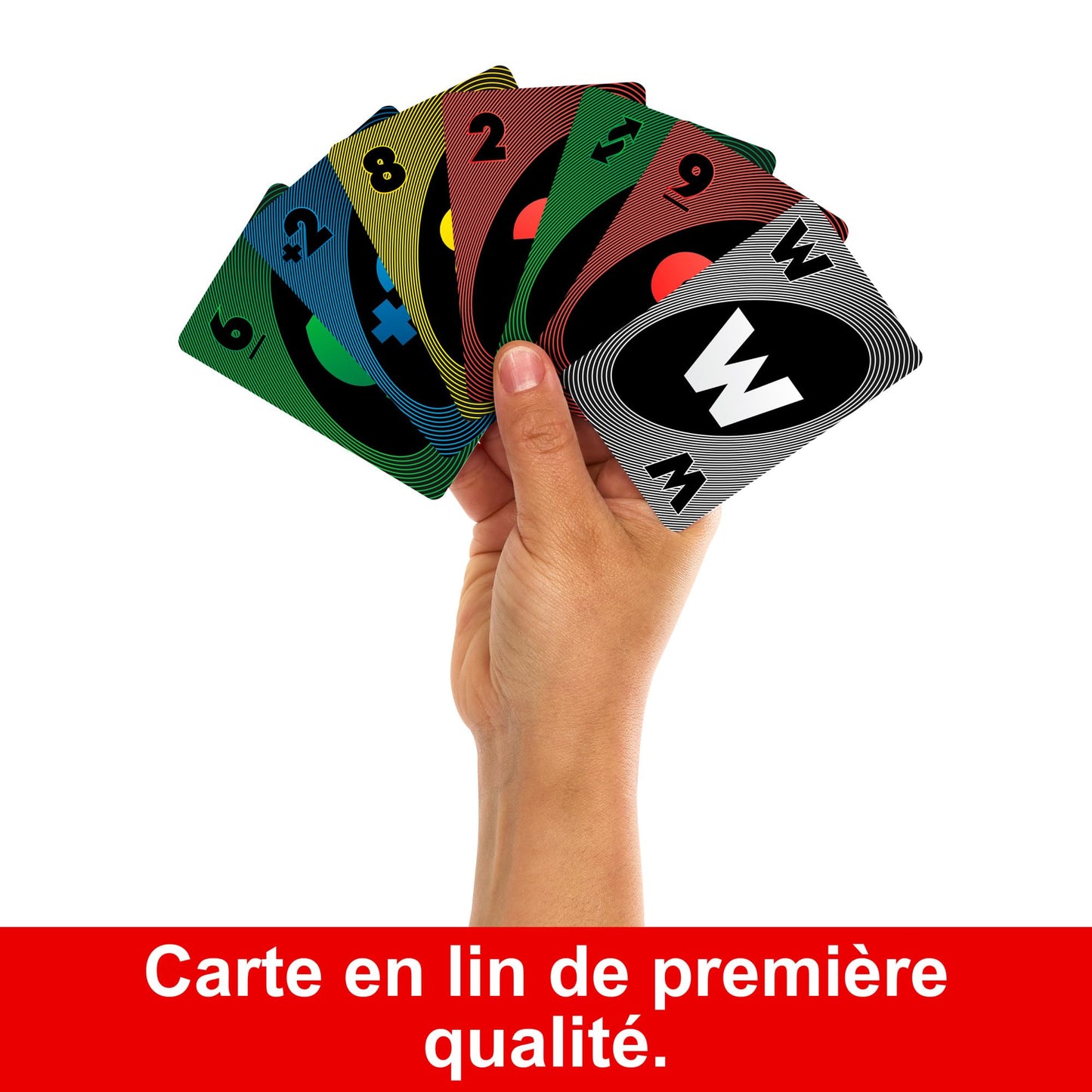 Mattel Games UNO Jeu de Cartes, 7+ Ans, 2-10 Joueurs