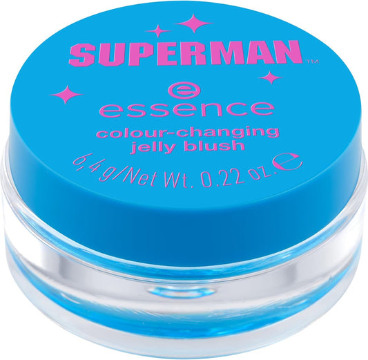 essence Colorete en gel Superman que cambia de color, efecto tintado, con aceites, sensación de rocío, gel (6.4 g)