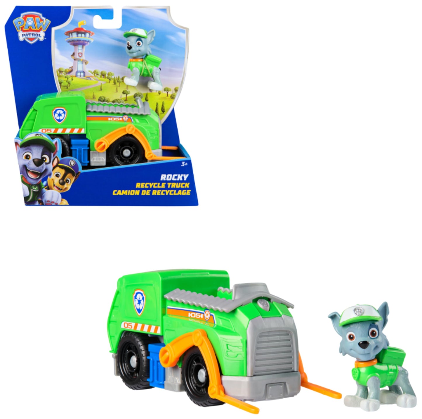 Paw Patrol - Pat Patrouille - Véhicule 15 Cm Et Figurine Liberty
