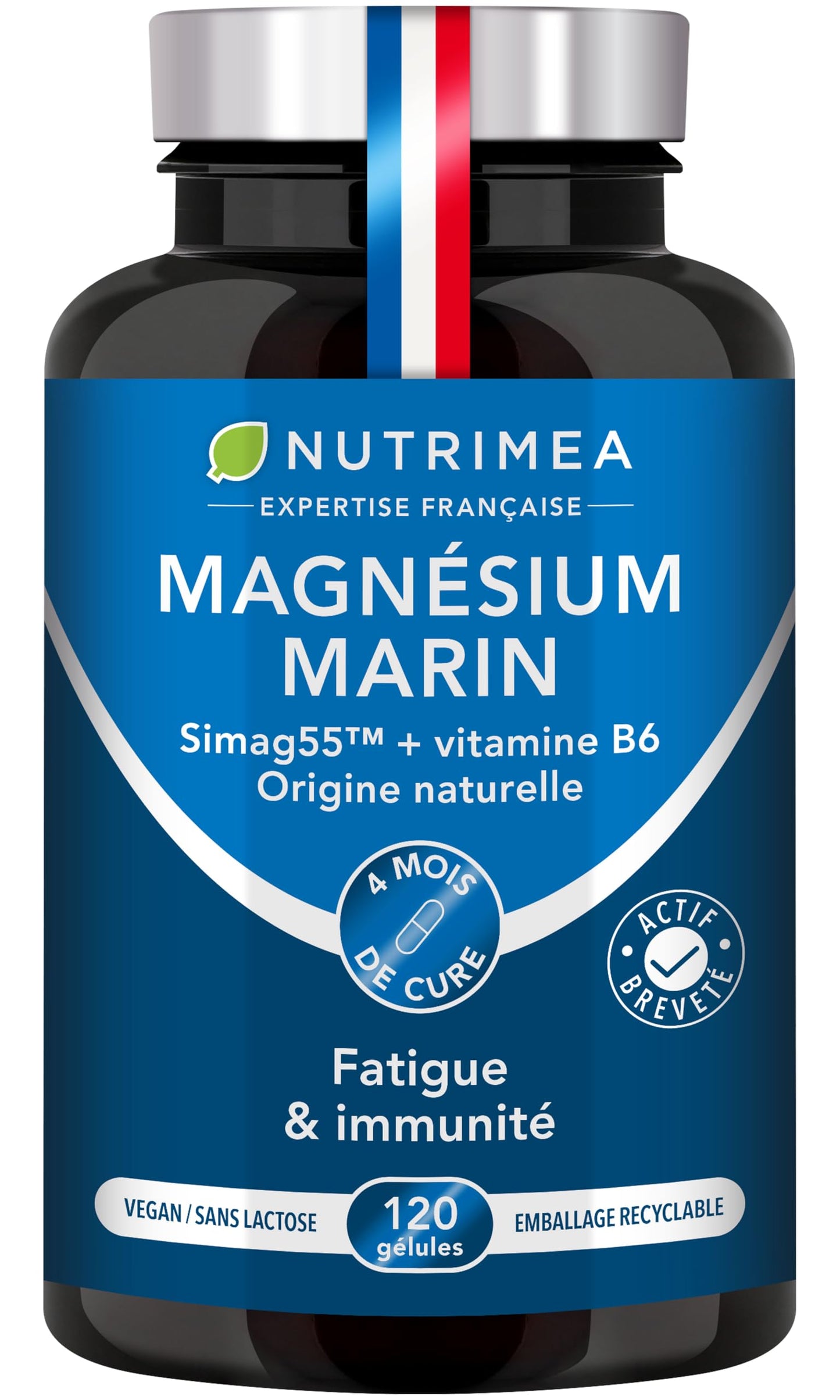 Magnésium Bisglycinate + Vitamine B6 | Sommeil, Stress, Fatigue