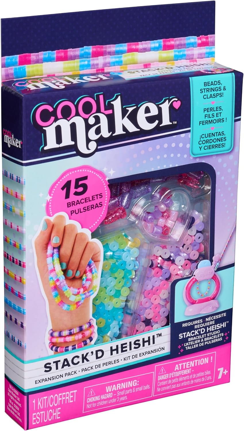 Cool MAKER - Recharges Atelier Bracelets Heishi - Activité Manuelle Enfant