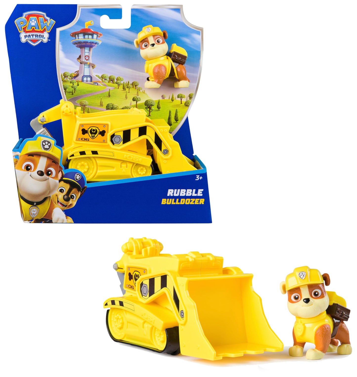 Paw Patrol - Pat Patrouille - Véhicule 15 Cm Et Figurine Liberty