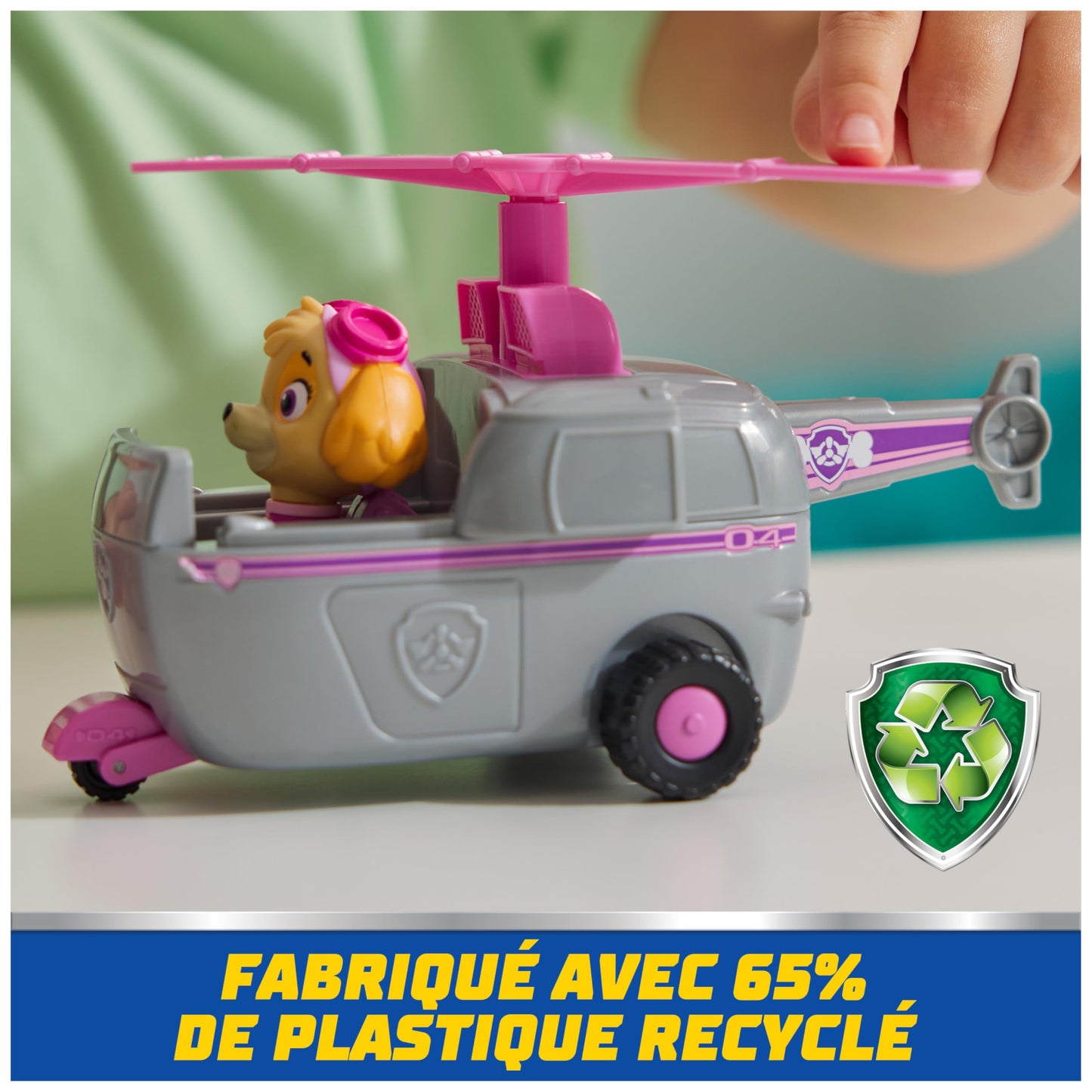 Paw Patrol - Pat Patrouille - Véhicule 15 Cm Et Figurine Liberty