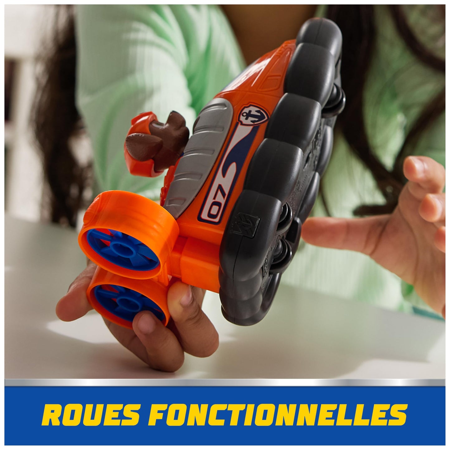 Paw Patrol - Pat Patrouille - Véhicule 15 Cm Et Figurine Liberty