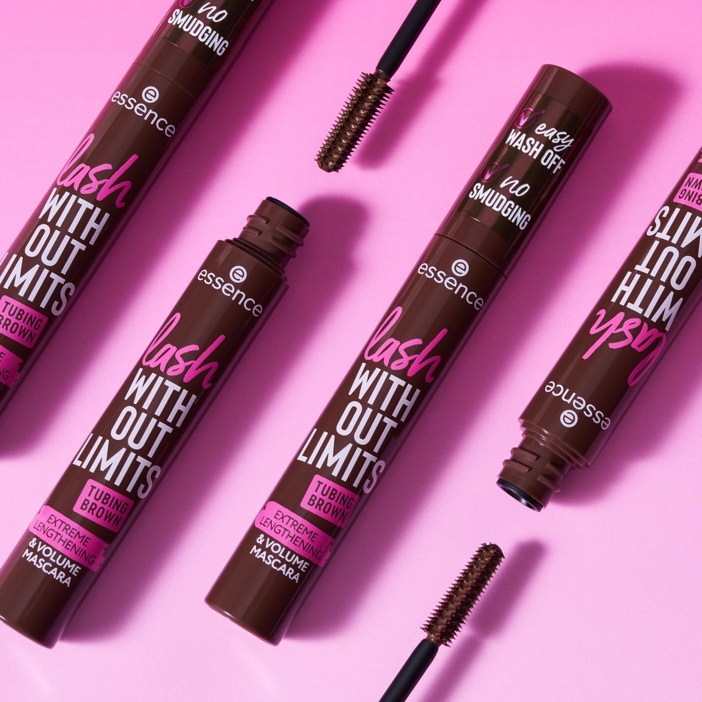 essence lash WITHOUT LIMITS EXTREME LENGTHENING & VOLUME MASCARA, longue durée, augmentant le volume, ultra noir, allongeant (13ml)