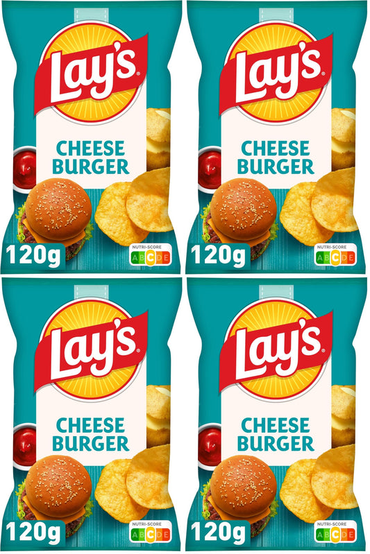 Patatas fritas LAY'S Sabor Cheeseburger 120g