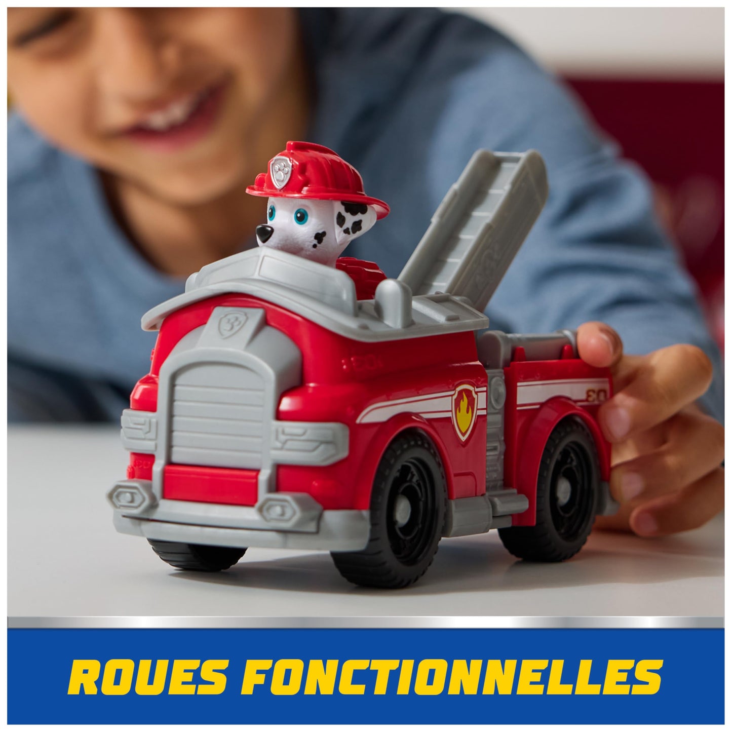 Paw Patrol - Pat Patrouille - Véhicule 15 Cm Et Figurine Liberty