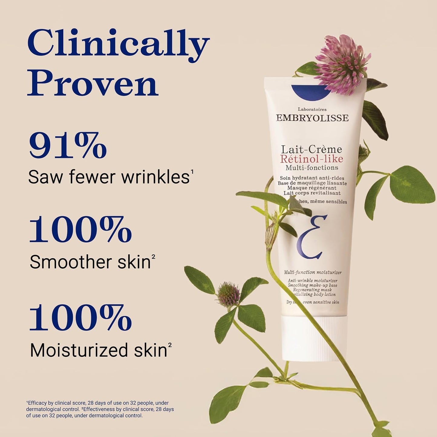 Embryolisse Lait-Crème Rétinol-Like Multi-Fonctions 75 ml