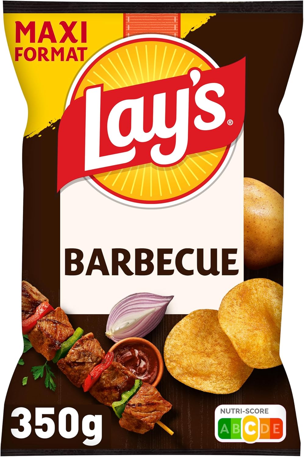 Patatas fritas LAY'S Sabor Barbacoa Maxi Formato 350g