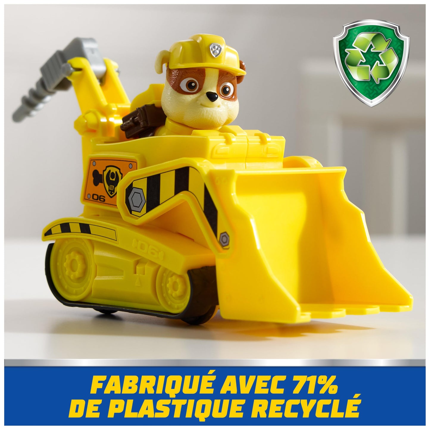 Paw Patrol - Pat Patrouille - Véhicule 15 Cm Et Figurine Liberty