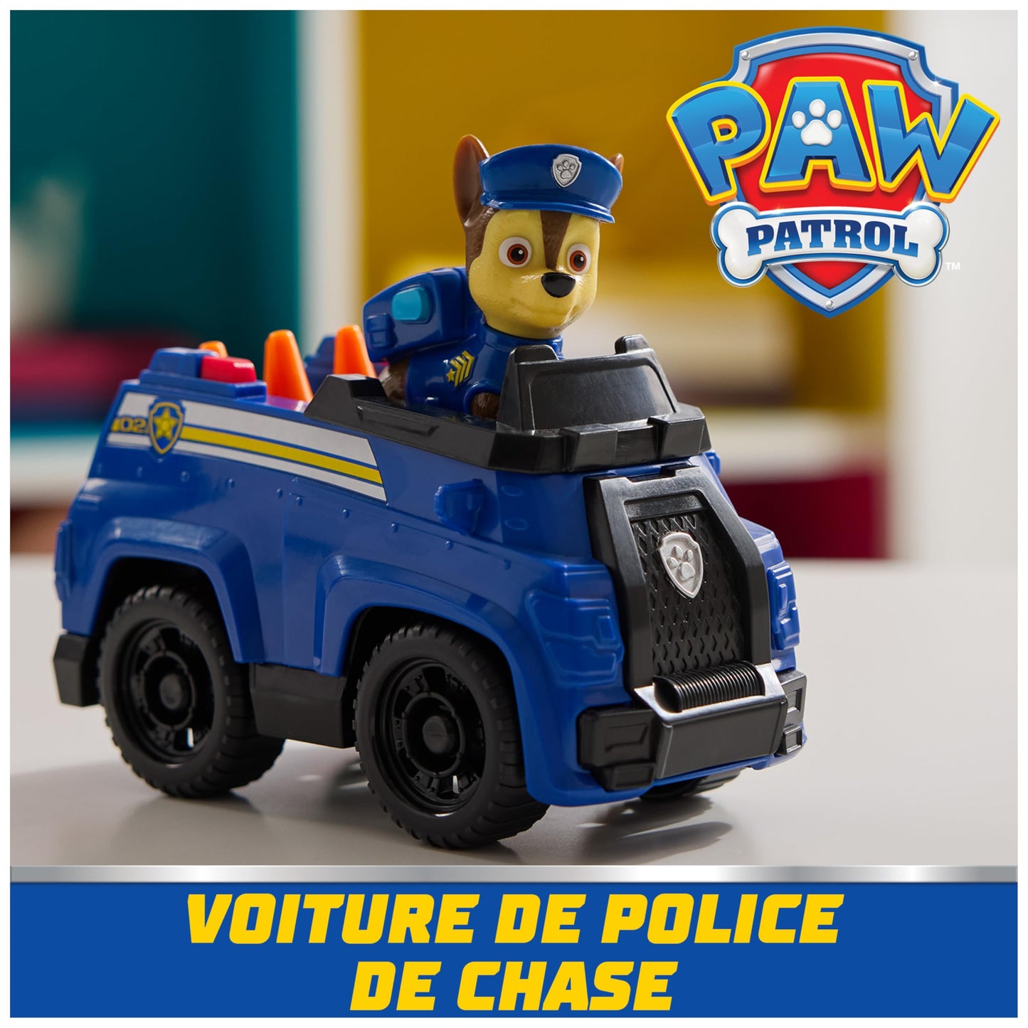 Paw Patrol - Pat Patrouille - Véhicule 15 Cm Et Figurine Liberty